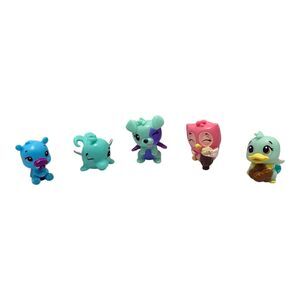 Hatchimals Lot of 5 Mini Figures Colleggtibles Miniature Toy Multicolor